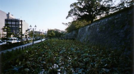 Castle moat in Kagoshima
